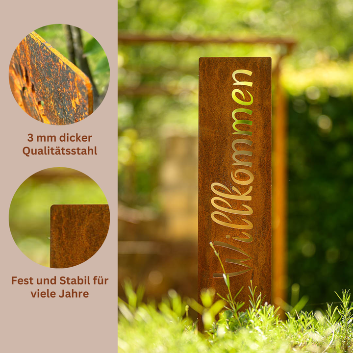 Gartenstele "Lieblingsplatz"