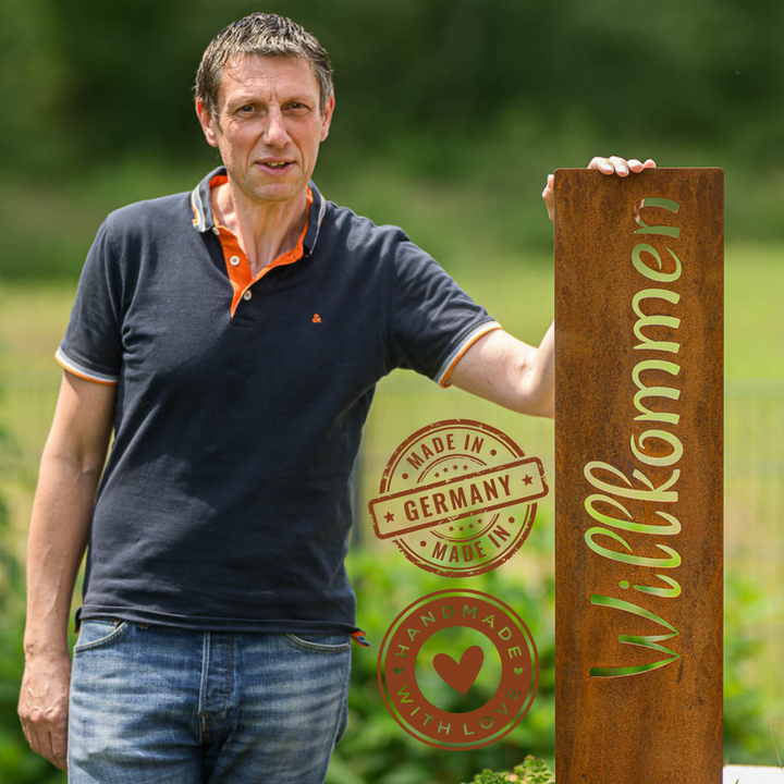 Gartenstecker "Pferd springend"