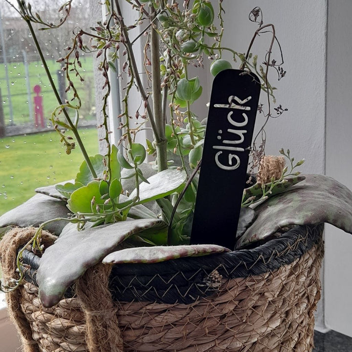 Blumenstecker Glück