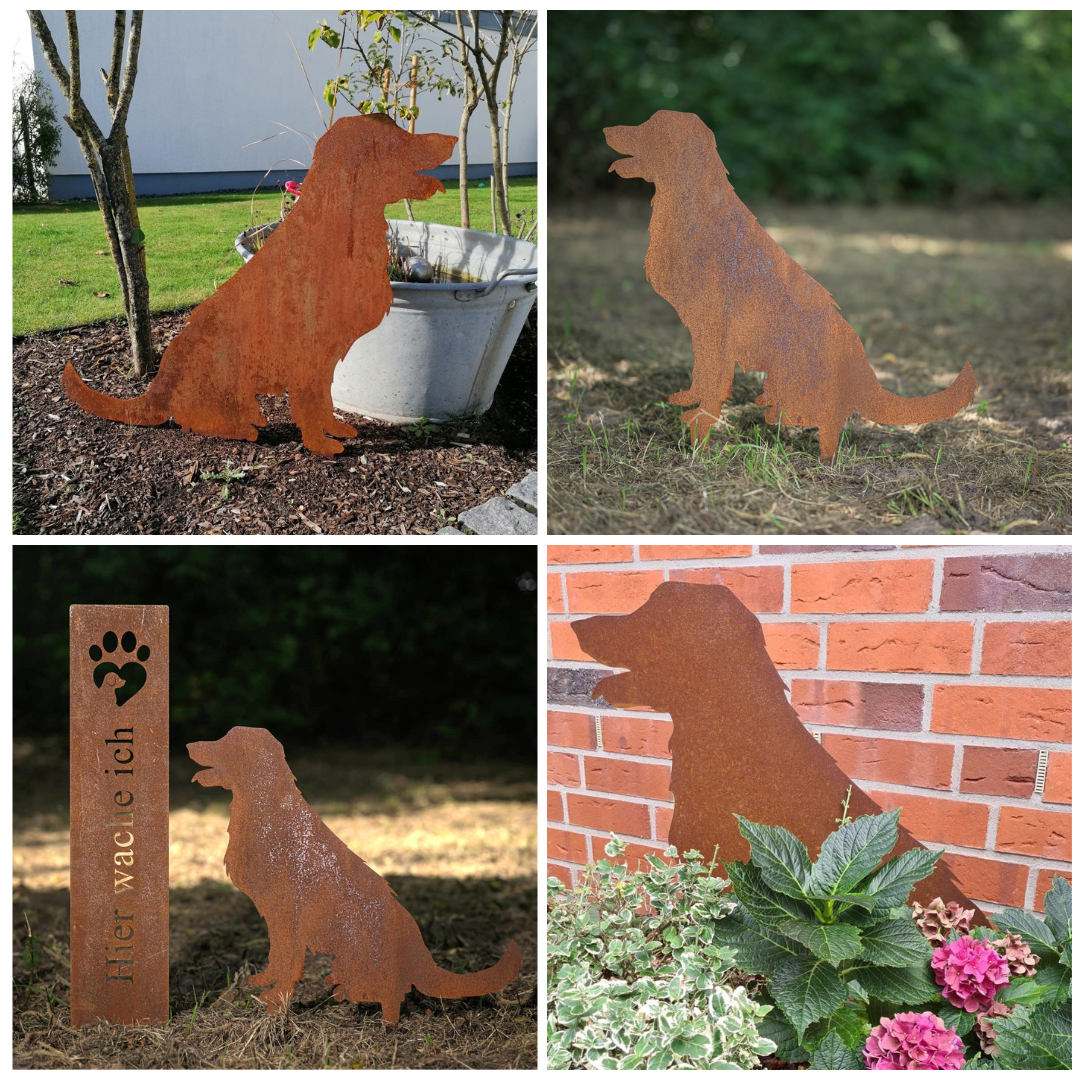 Gartenstecker "Golden Retriever"
