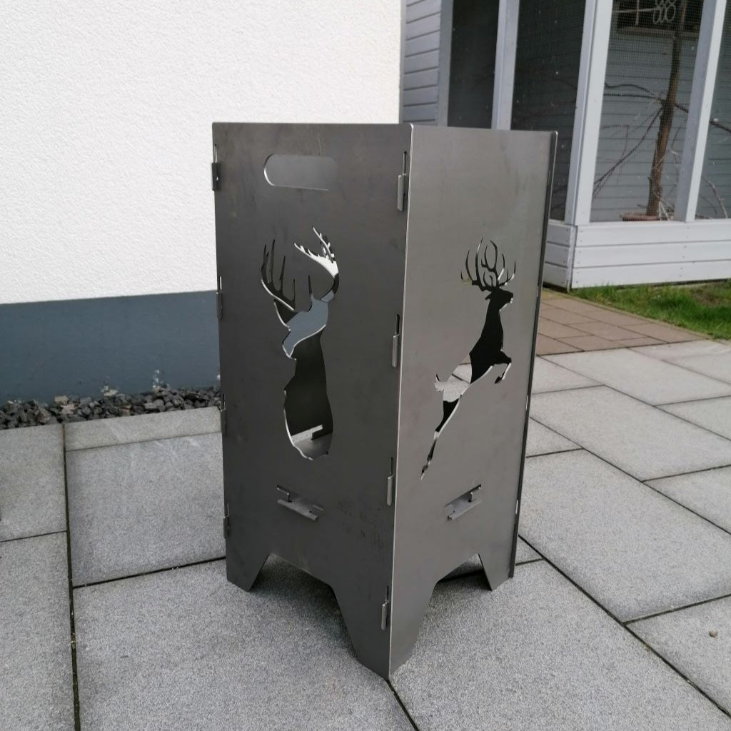 Feuertonne "Hirsch", 75cm