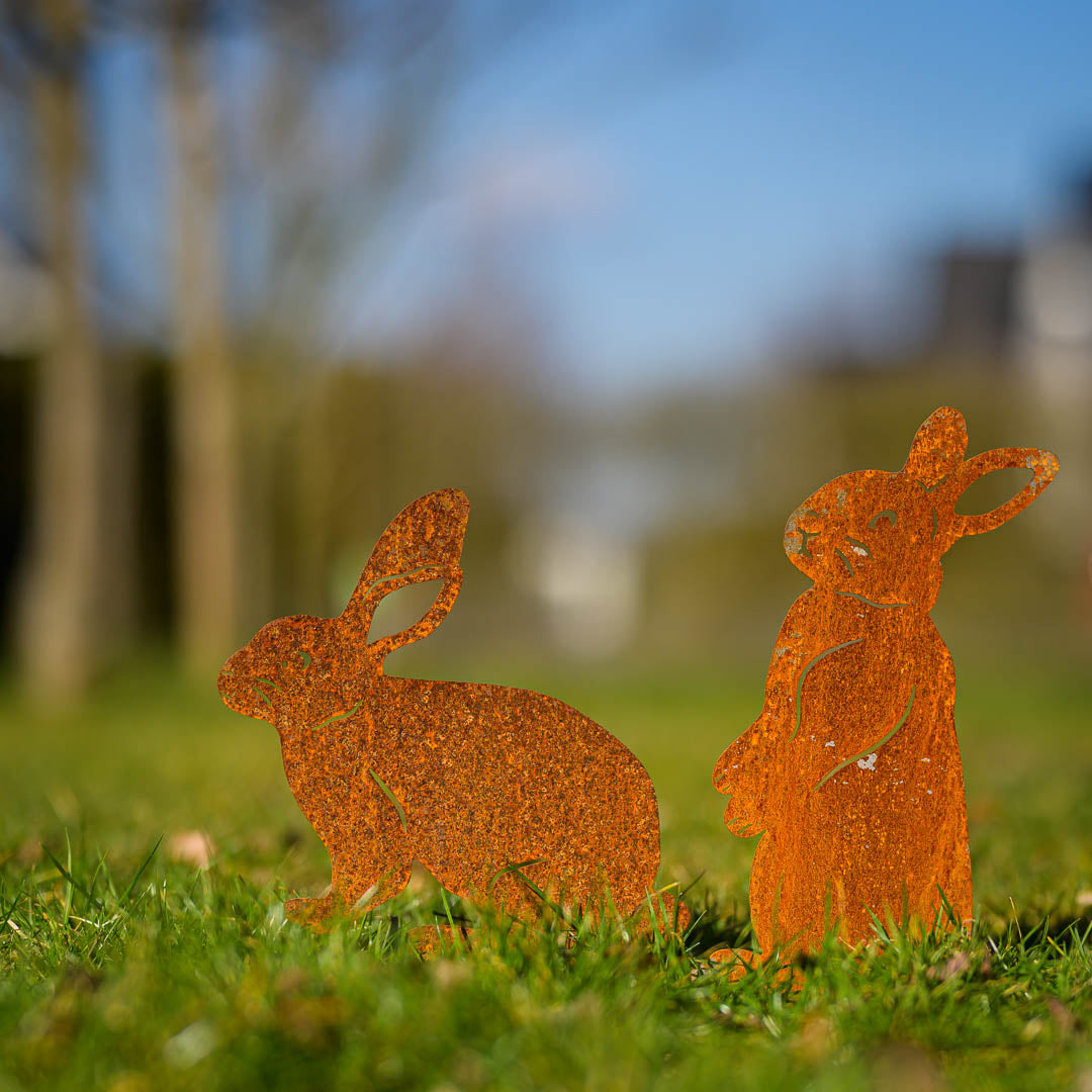 Gartenstecker "Hase sitzend"
