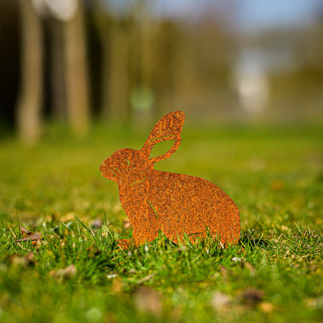 Gartenstecker "Hase sitzend"
