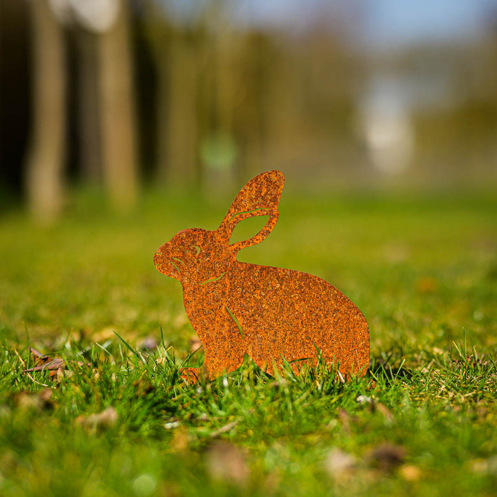 Gartenstecker "Hase sitzend"