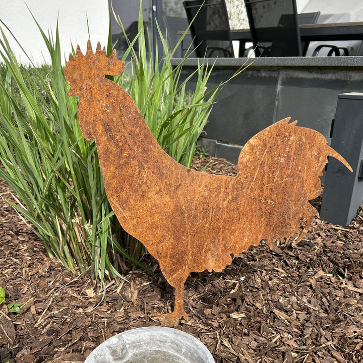 Gartenstecker "Hahn Henri"