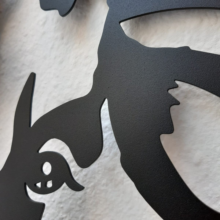 Wandbild Kuh mit Herz