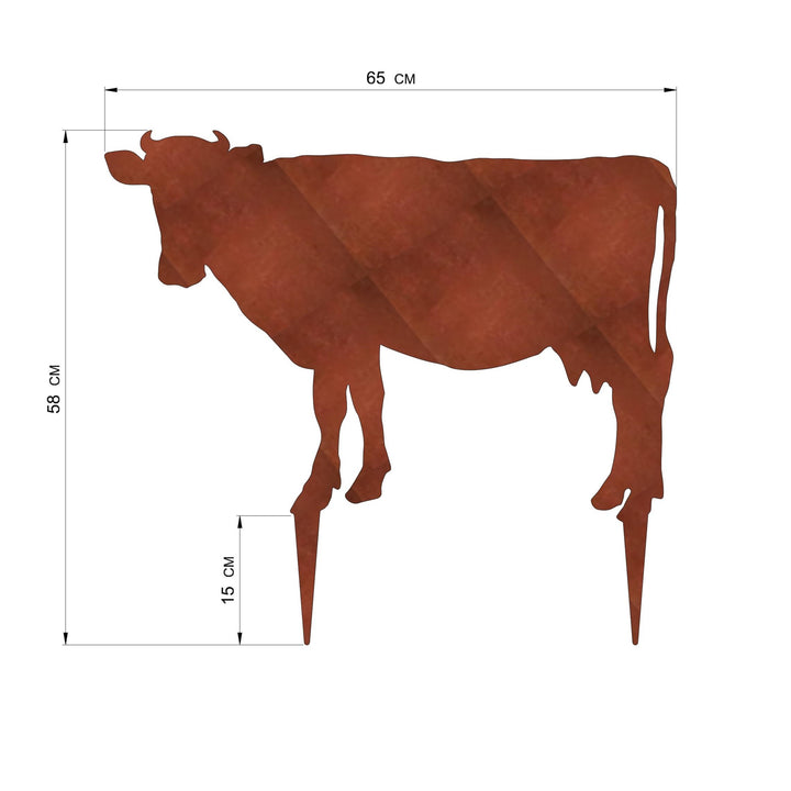 Gartenstecker "Kuh L"