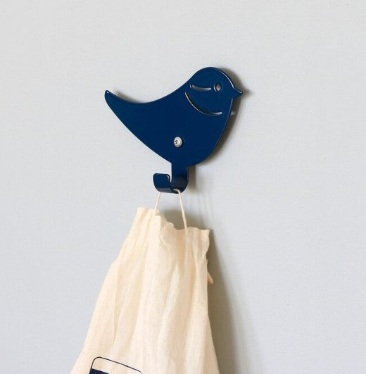 Marnelly - Wandhaken Vogel Blau