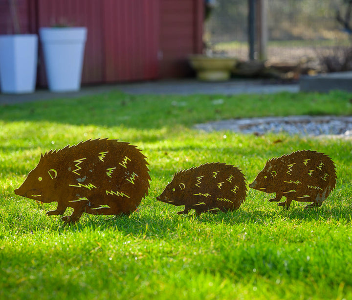 Gartenstecker "Igelfamilie"