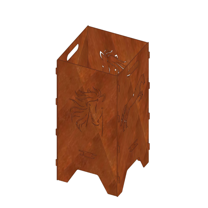 Feuertonne "Pferd", 75cm