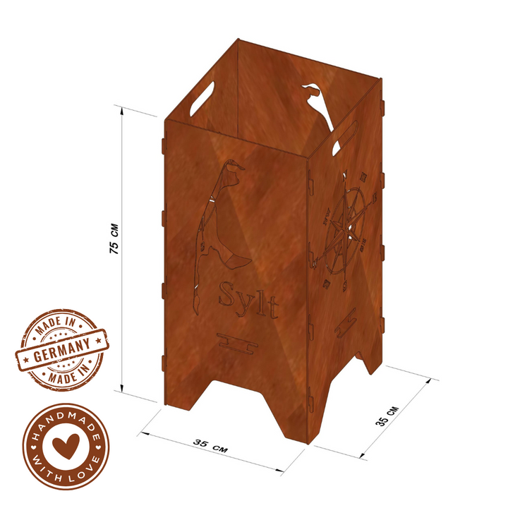 Feuertonne "Sylt", 75cm