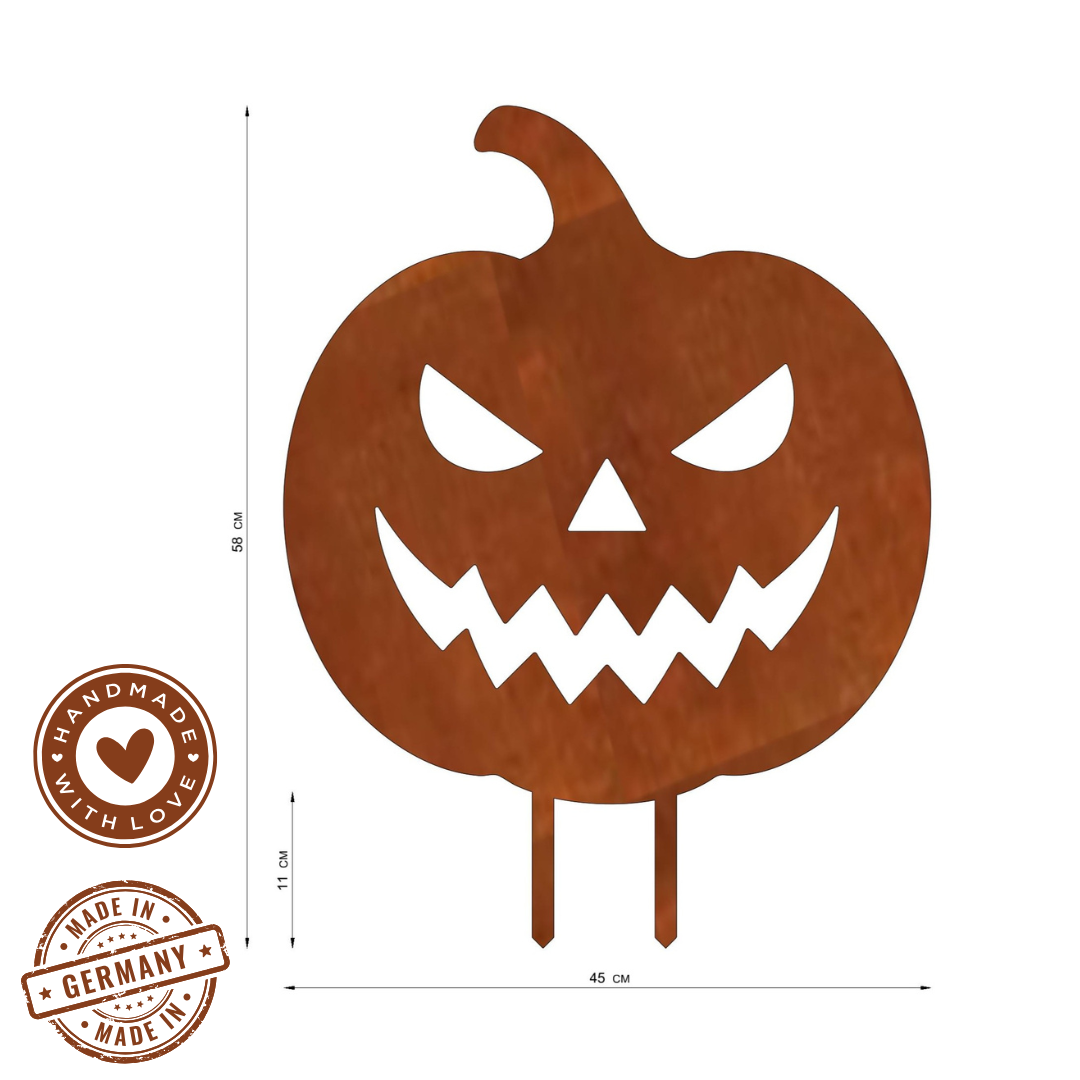 Gartenstecker "Kürbis Halloween"