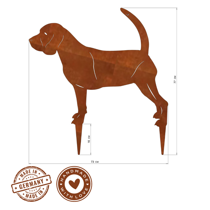 Gartenstecker "Beagle"