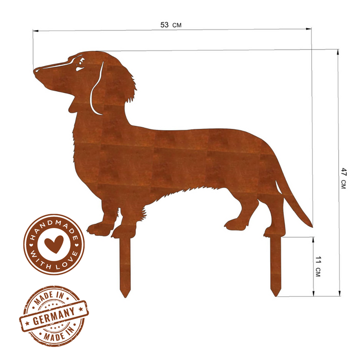 Gartenstecker "Dackel"