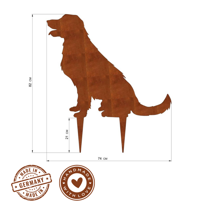 Gartenstecker "Golden Retriever"