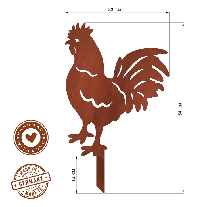 Gartenstecker "Hahn Paul"