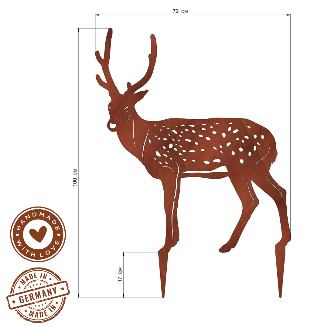 Gartenstecker "Hirsch"