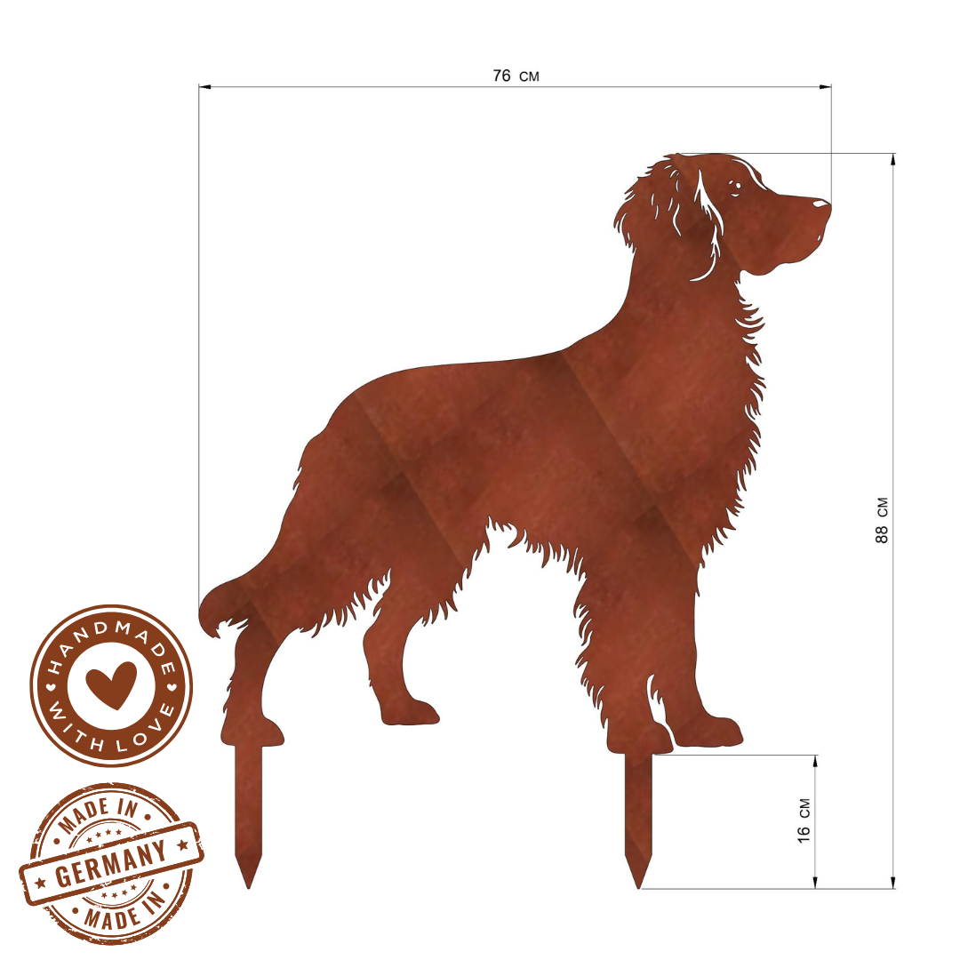 Gartenstecker "Irish Setter"