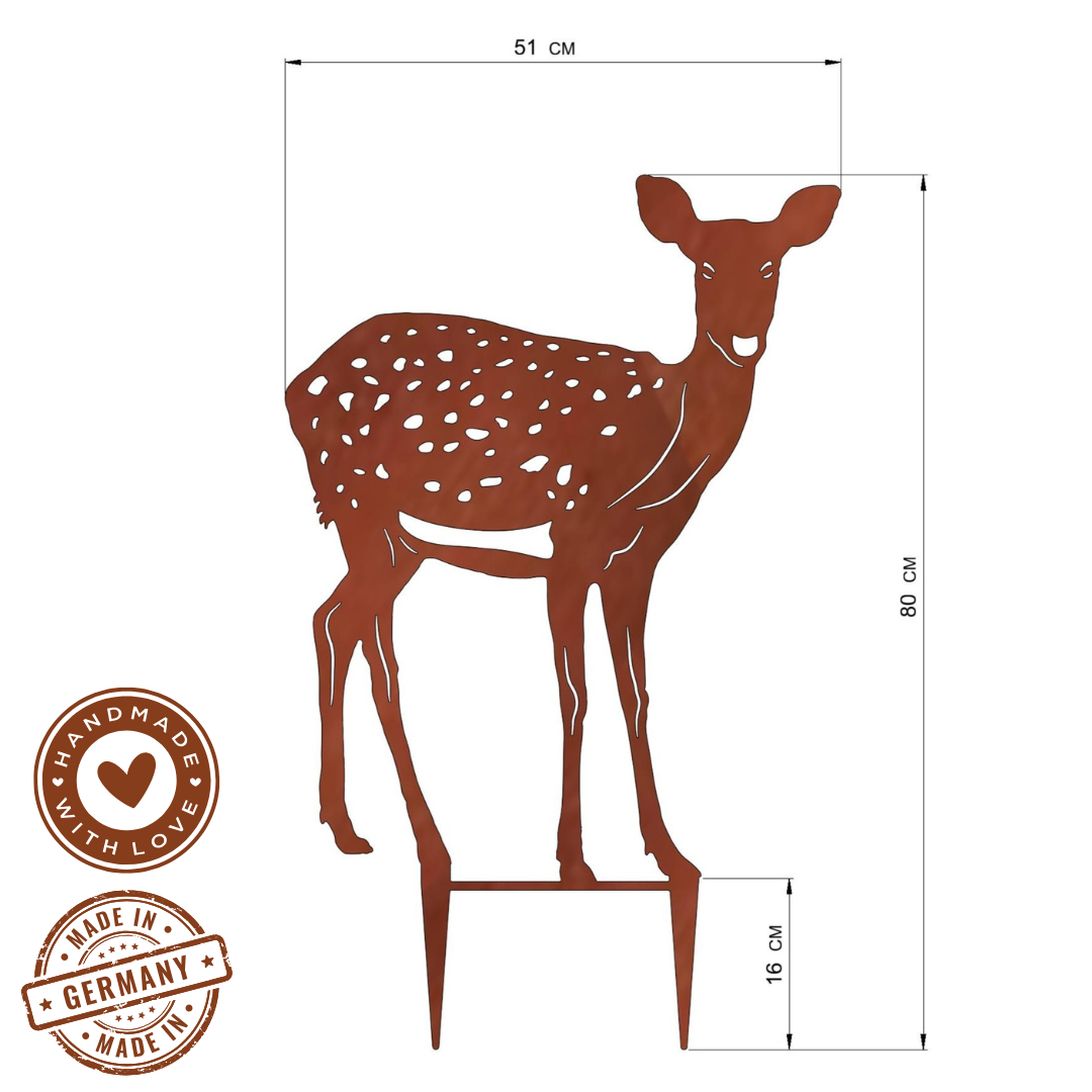 Gartenstecker "Reh"