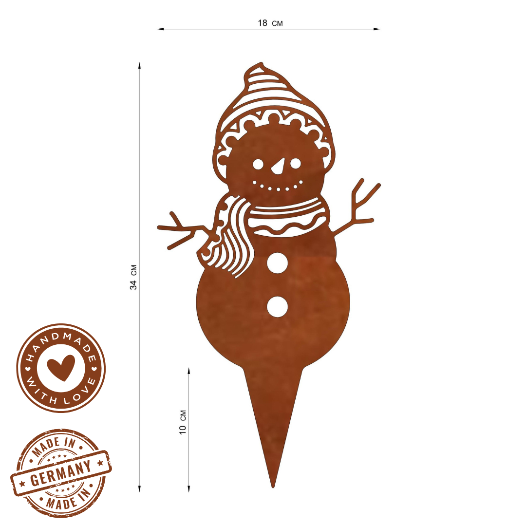 Gartenstecker "Schneemann 2"