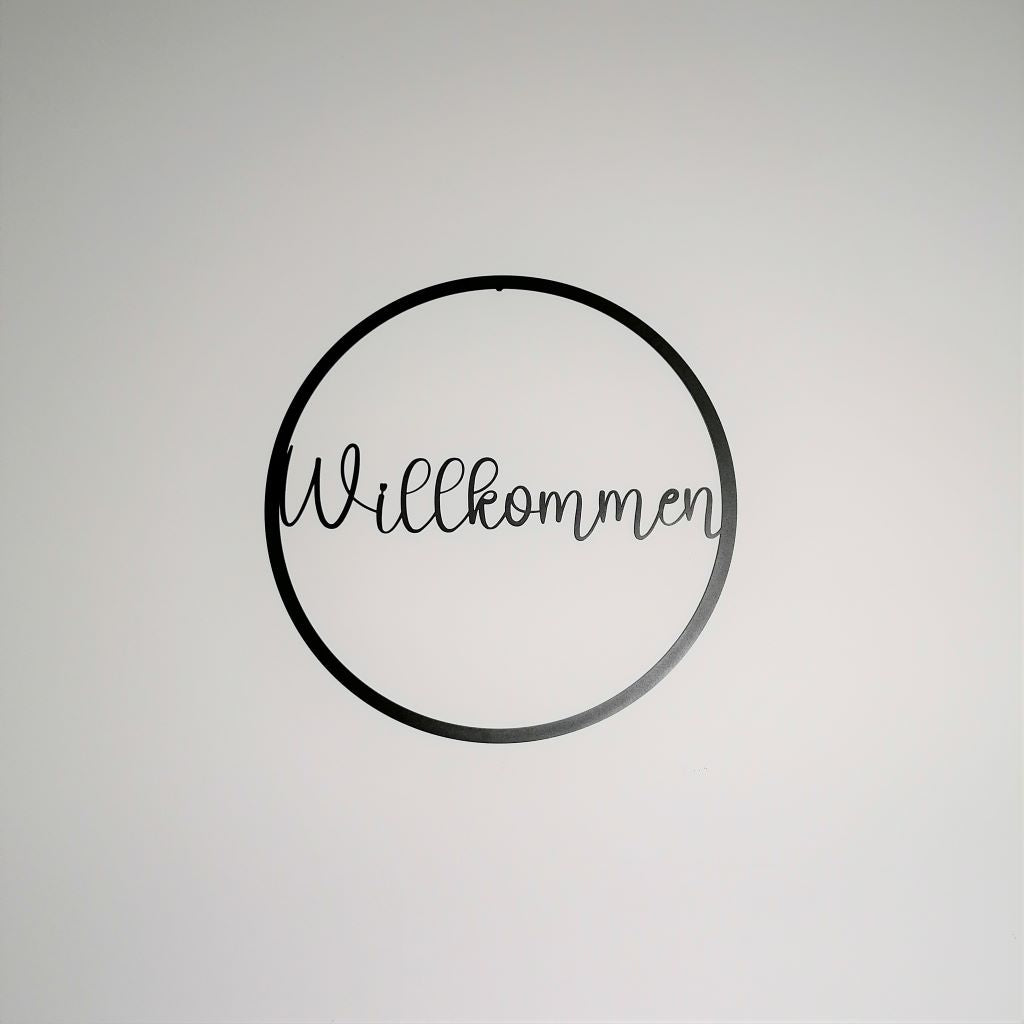 Dekoring Willkommen