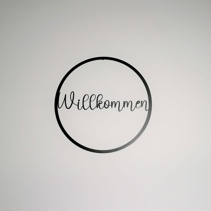 Dekoring Willkommen