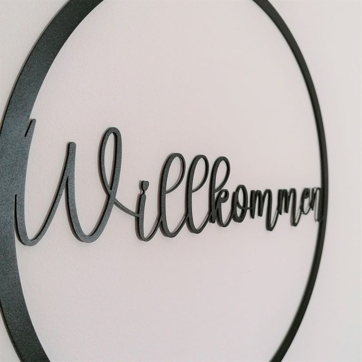 Dekoring Willkommen
