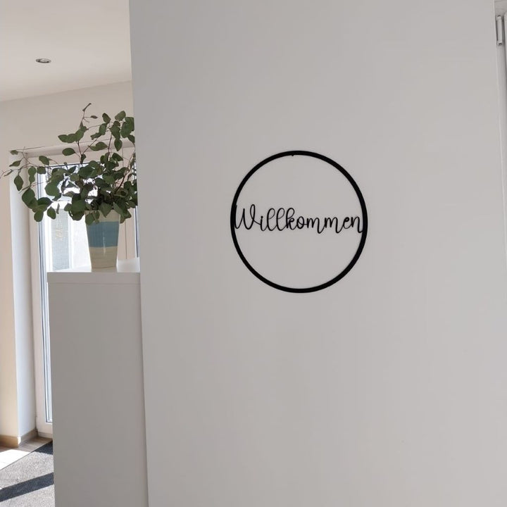 Dekoring Willkommen