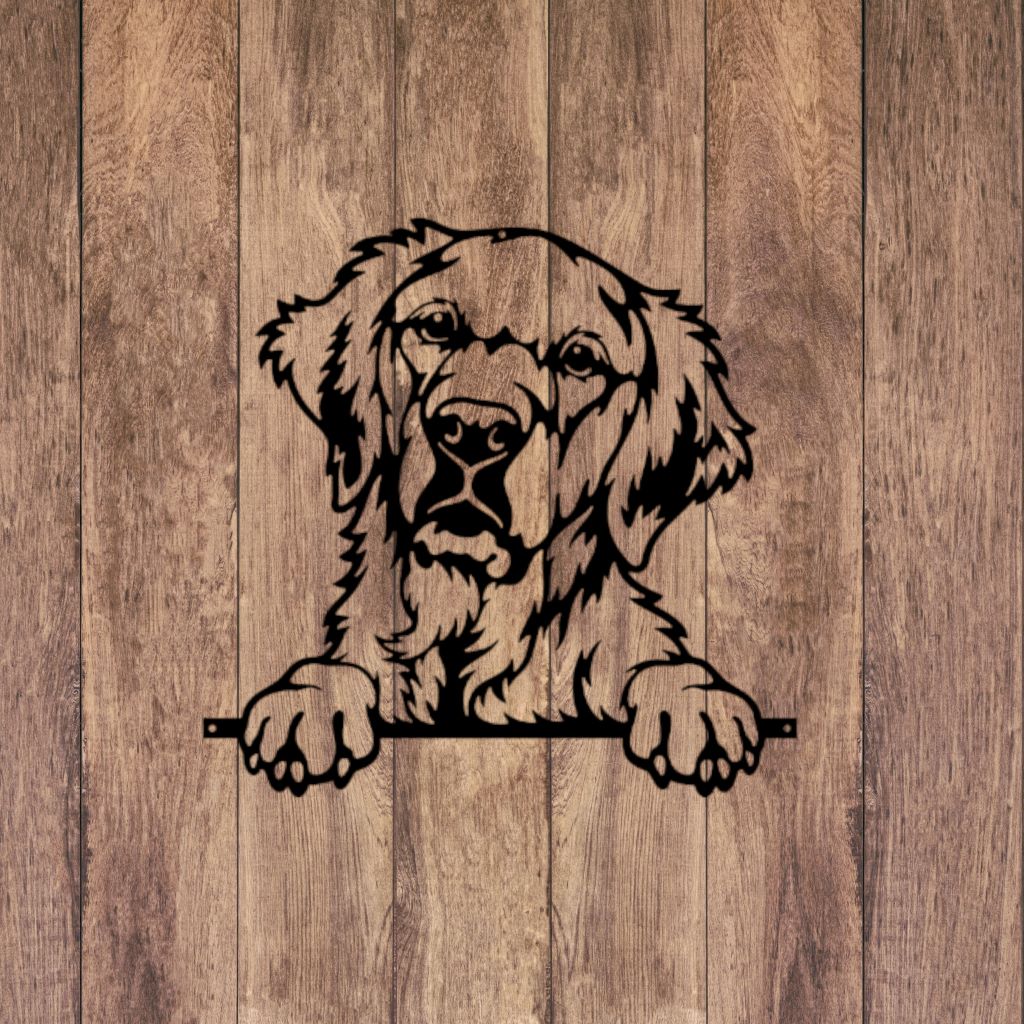 Wandbild Golden Retriever
