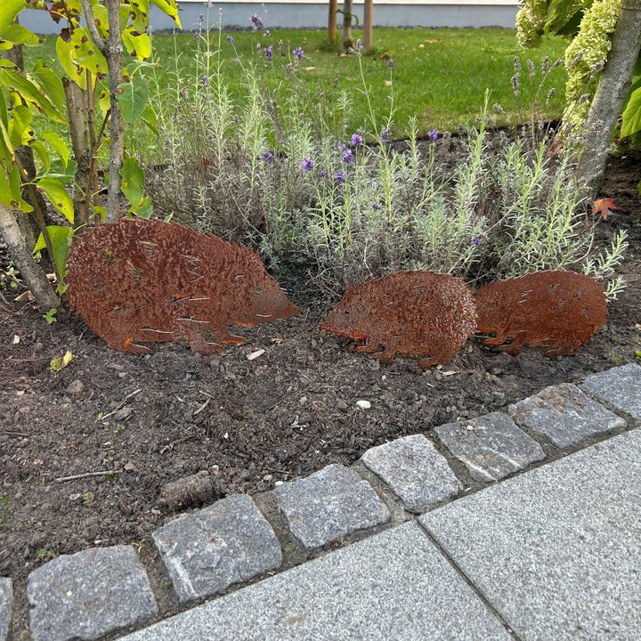 Gartenstecker "Igelfamilie"