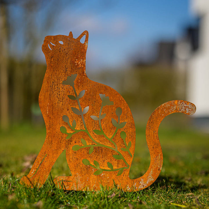 Gartenstecker "Katze"