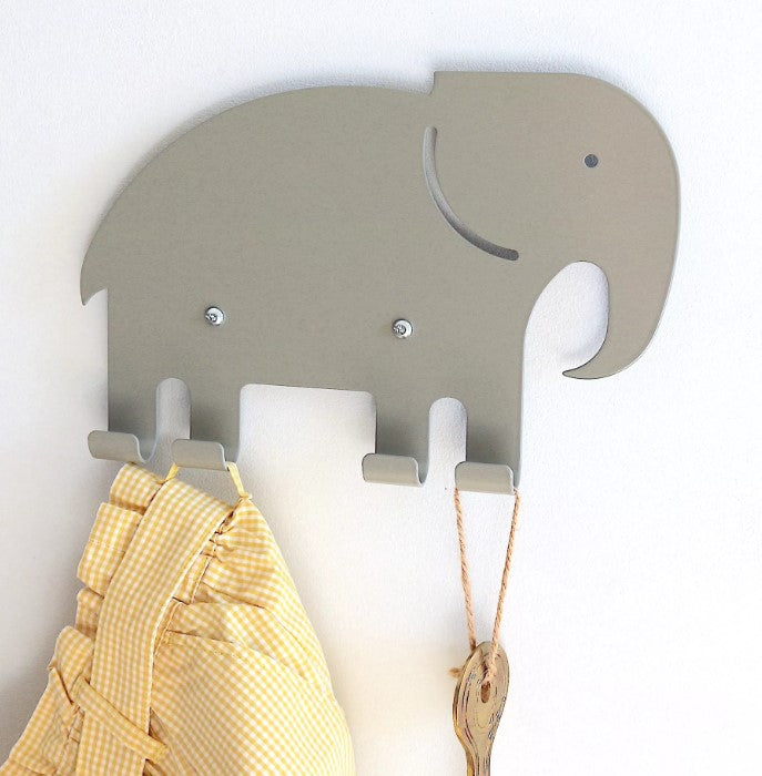 Marnelly - Wandhaken Elefant Grau