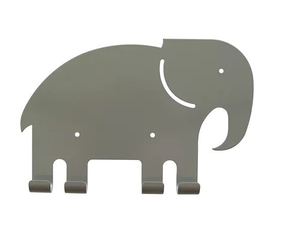 Marnelly - Wandhaken Elefant Grau
