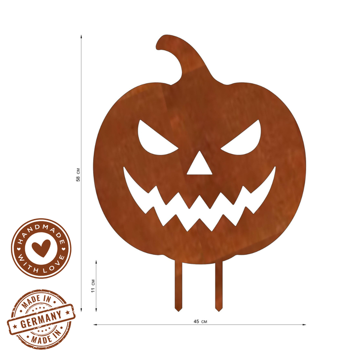 Gartenstecker "Kürbis Halloween"