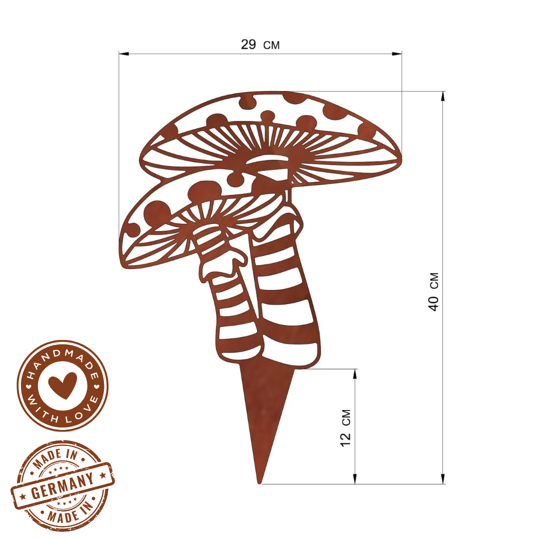 Gartenstecker "Fliegenpilz"