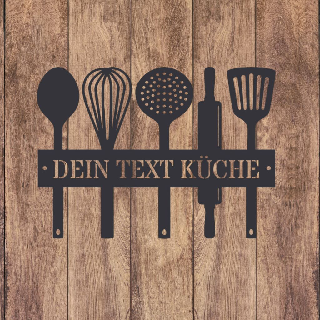 Wandbild Deine Küche