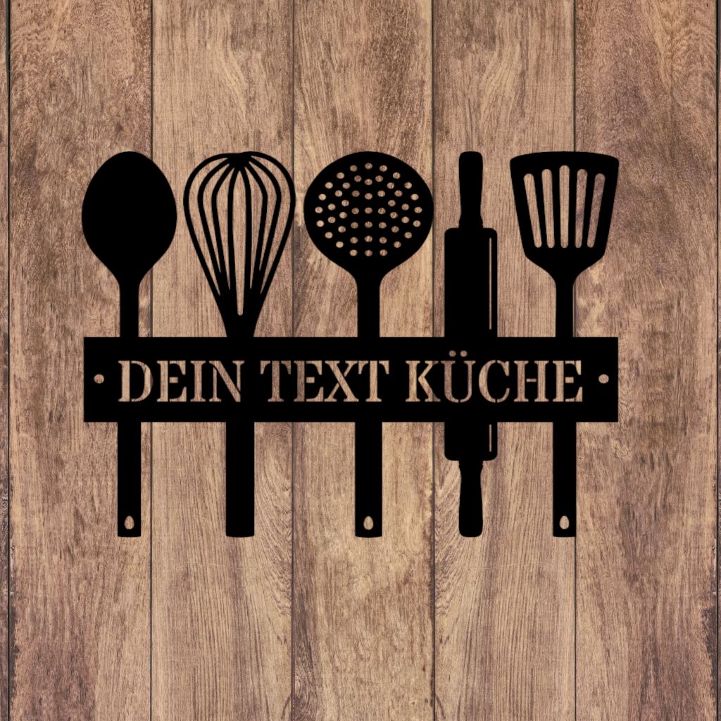 Wandbild Deine Küche