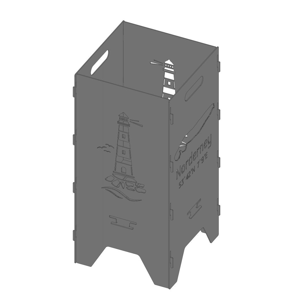 Feuertonne "Norderney", 75cm