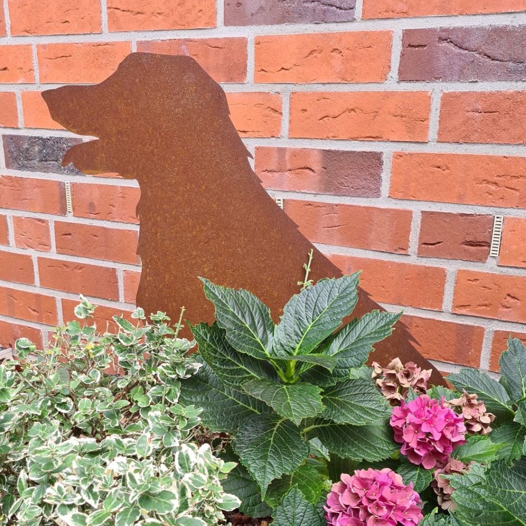 Gartenstecker "Golden Retriever"